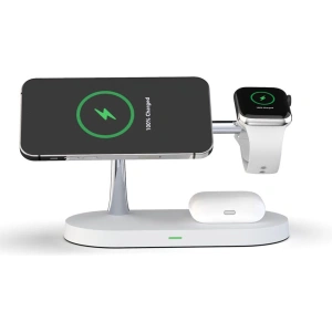 Bezdrátová nabíječka Tech-Protect A12 3in1 Magnetic MagSafe Wireless Charger White