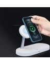 Hurtownia GSM - Bezdrátová nabíječka Tech-Protect A12 3in1 Magnetic MagSafe Wireless Charger White - THP512WHT - {ean13} - Hurt