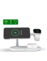 Hurtownia GSM - Bezdrátová nabíječka Tech-Protect A12 3in1 Magnetic MagSafe Wireless Charger White - THP512WHT - {ean13} - Hurt