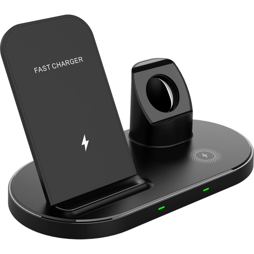 Hurtownia GSM - Bezdrátová nabíječka Tech-Protect W55 Wireless Charging Station Black - THP514BLK - {ean13} - Hurt