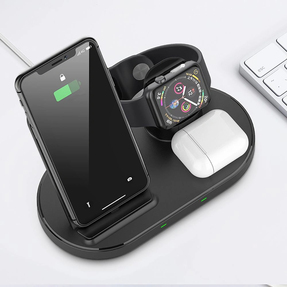 Wholesale Tech-Protect W55 Wireless Charging Station Black - THP514BLK - {ean13} - Hurt