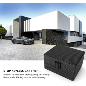 Klatka Faradaya Tech-Protect V3 Keyless Rfid Signal Blocker Box Carbon