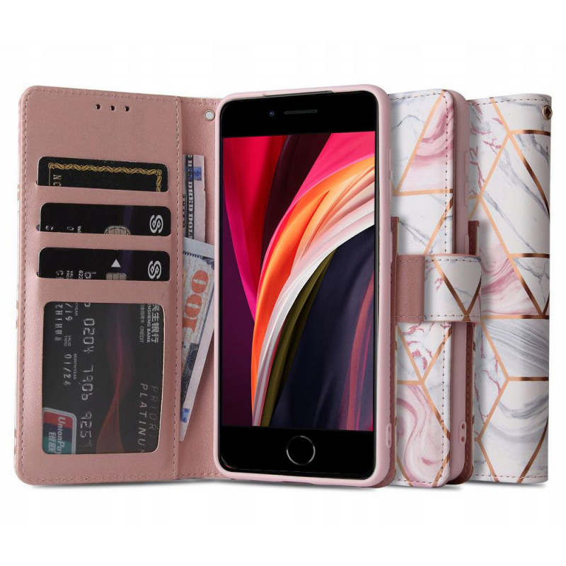 Hurtownia Tech-Protect - 6216990211911 - THP517MRB - Etui Tech-Protect Wallet Apple iPhone SE 2022/SE 2020/8/7 Marble - B2B homescreen