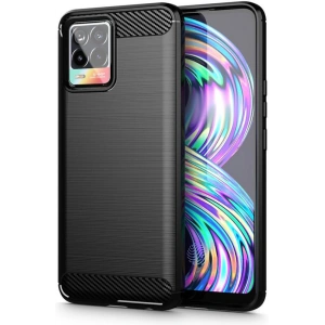 Etui Tech-Protect TPUCarbon Realme 8 5G/Narzo 30 5G černé