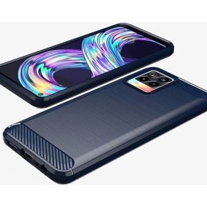 Etui Tech-Protect TPUCarbon Realme 8 5G/Narzo 30 5G černé