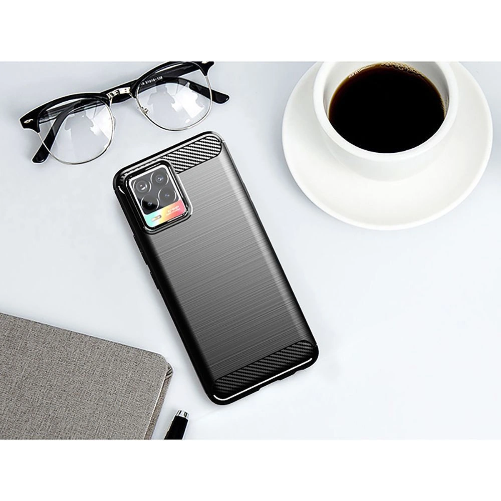 Hurtownia GSM - Etui Tech-Protect TPUCarbon Realme 8 5G/Narzo 30 5G Black - THP533BLK - {ean13} - Hurt