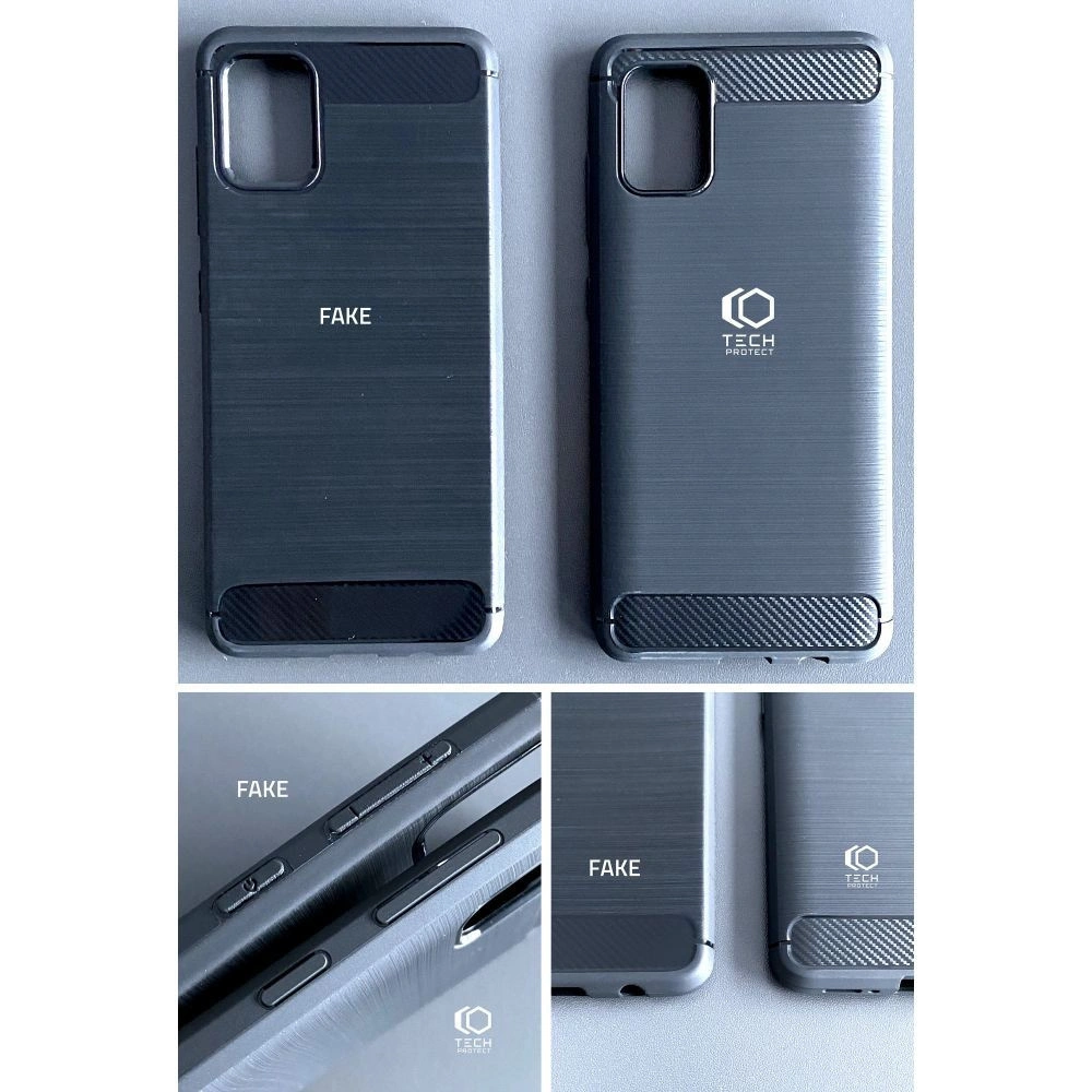 Hurtownia GSM - Etui Tech-Protect TPUCarbon Realme 8 5G/Narzo 30 5G Black - THP533BLK - {ean13} - Hurt