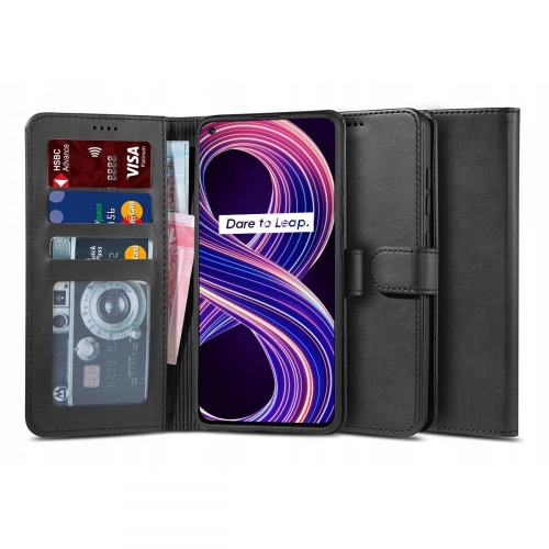 Etui Tech-Protect Wallet 2 Realme 8 5G/Narzo 30 5G Black