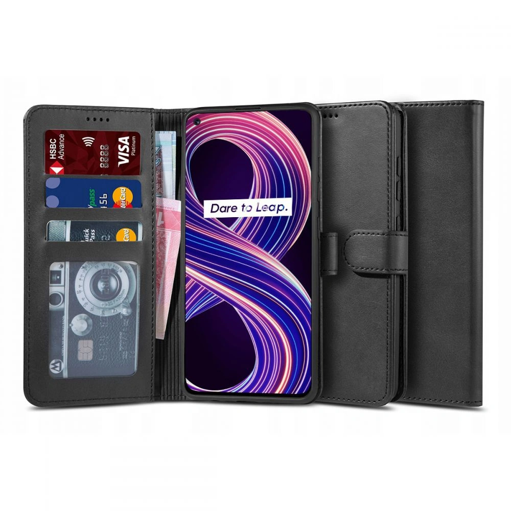 Hurtownia GSM - Etui Tech-Protect Wallet 2 Realme 8 5G/Narzo 30 5G Black - THP534BLK - {ean13} - Hurt