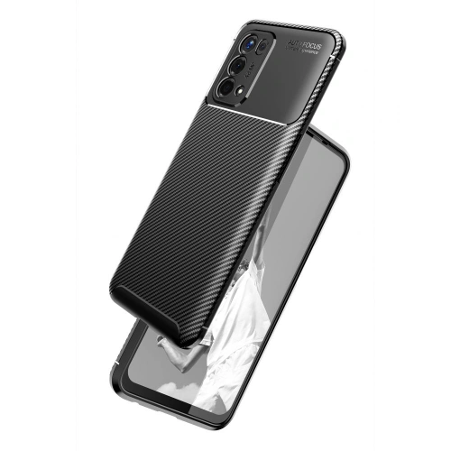 Etui Tech-Protect TPUCarbon Oppo A54 5G/A74 5G Black