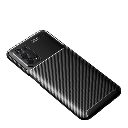 Etui Tech-Protect TPUCarbon Oppo A54 5G/A74 5G Black