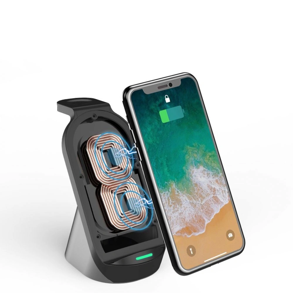 Hurtownia GSM - Ładowarka bezprzewodowa Tech-Protect H18 Wireless Charging Station Black - THP556BLK - {ean13} - Hurt