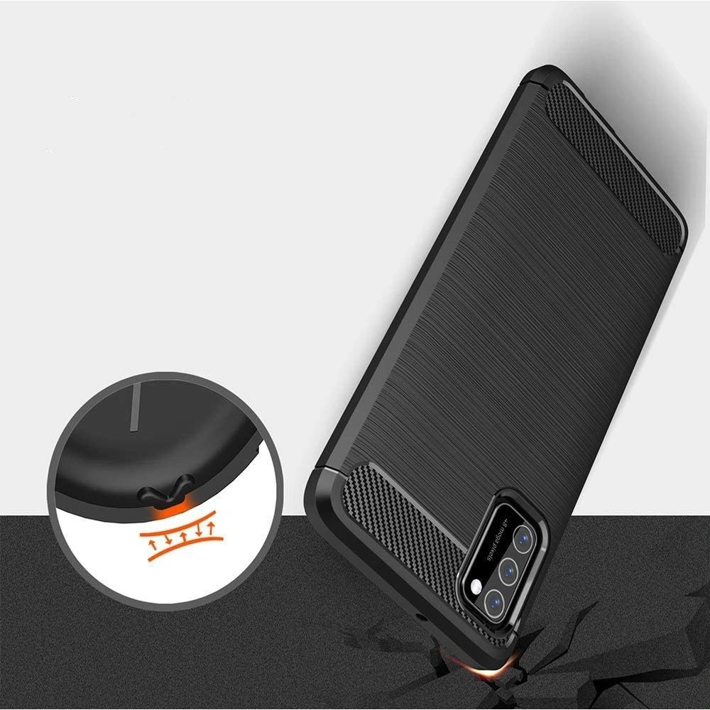 Hurtownia GSM - Etui Tech-Protect TPUCarbon Redmi 9T černé - THP557BLK - {ean13} - Hurt