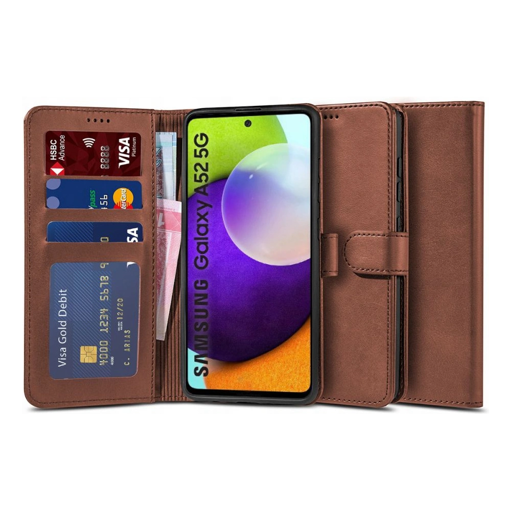 Hurtownia GSM - Etui Tech-Protect Wallet 2 Samsung Galaxy A52/A52s Brown - THP559BR - {ean13} - Hurt