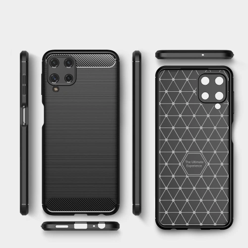 Etui Tech-Protect TPUCarbon Samsung Galaxy A22 4G Black