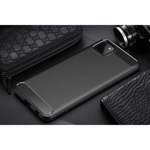 Etui Tech-Protect TPUCarbon Samsung Galaxy A22 5G Black
