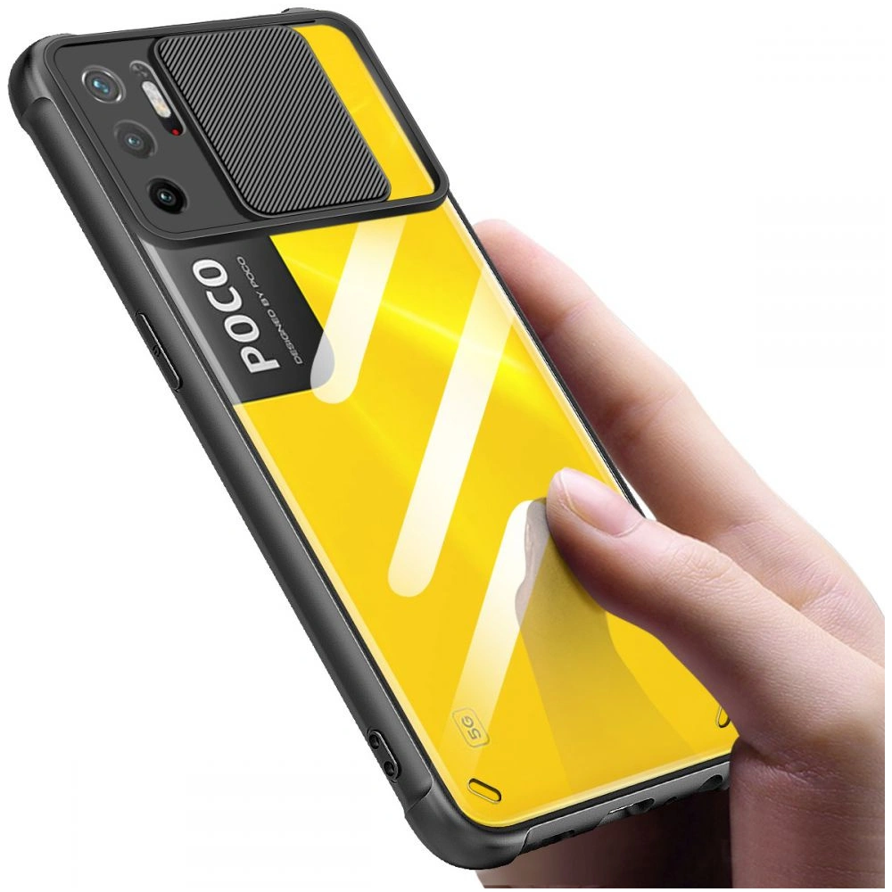 Hurtownia GSM - Etui Tech-Protect Camshield POCO M3 Pro 5G/Redmi Note 10 5G černé - THP568BLK - {ean13} - Hurt