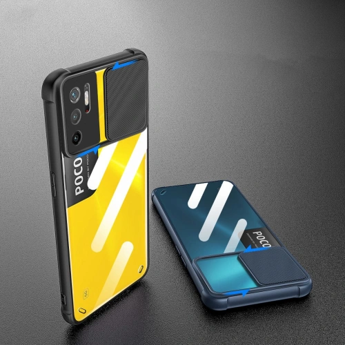 Etui Tech-Protect Camshield POCO M3 Pro 5G/Redmi Note 10 5G Black