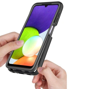 Case Tech-Protect Defense360 Samsung Galaxy A22 4G Schwarz