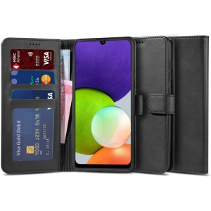 Case Tech-Protect Wallet 2 Samsung Galaxy A22 4G Schwarz