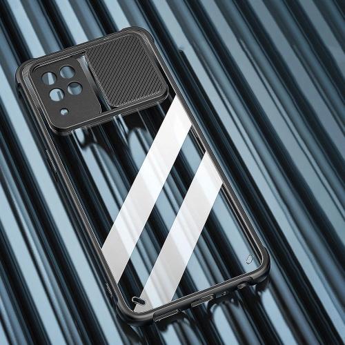 Etui Tech-Protect Camshield Samsung Galaxy A22 4G Black