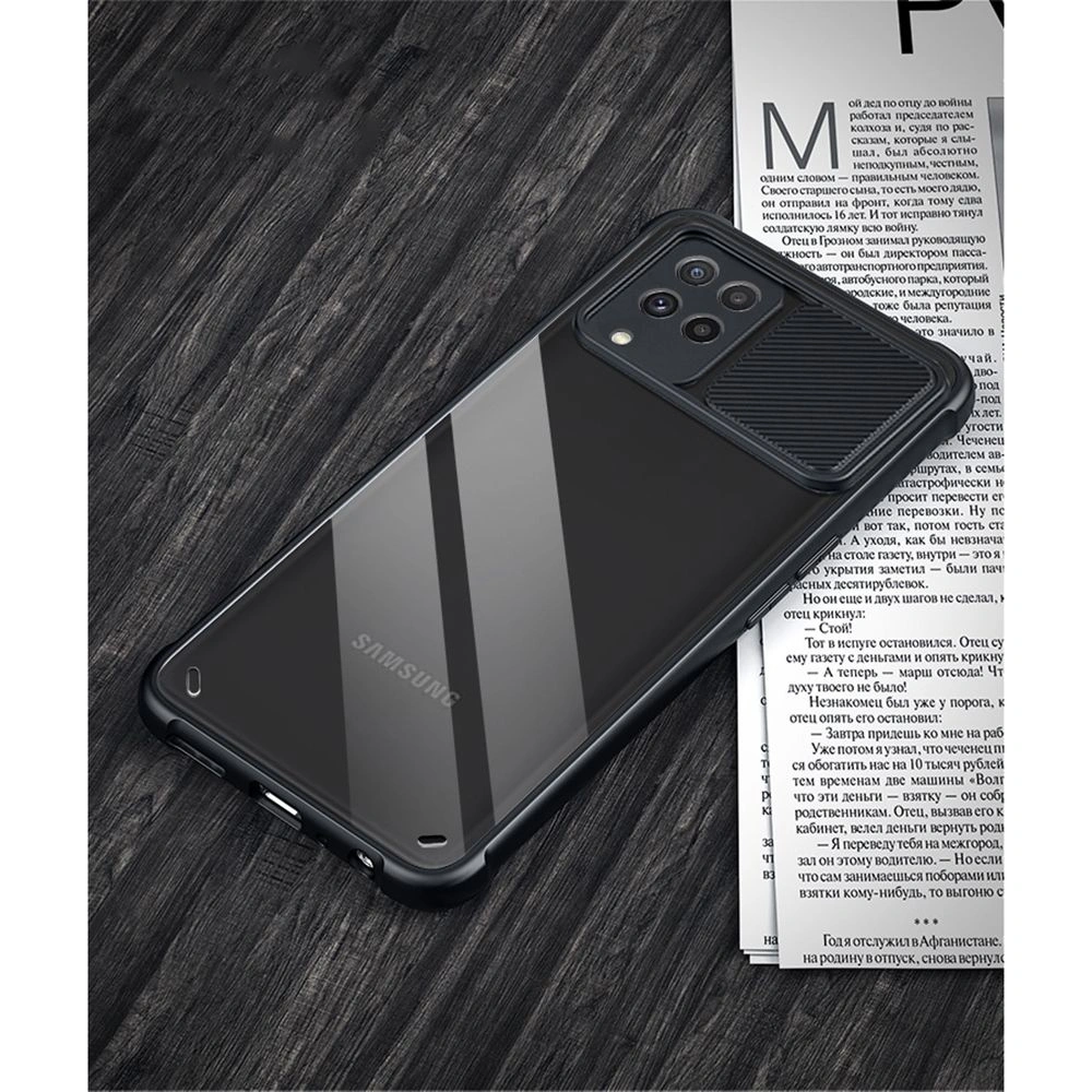 Hurtownia GSM - Etui Tech-Protect Camshield Samsung Galaxy A22 4G černé - THP574BLK - {ean13} - Hurt