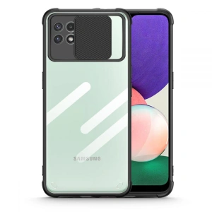Etui Tech-Protect Camshield Samsung Galaxy A22 5G černé