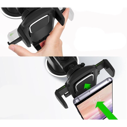 Uchwyt samochodowy Tech-Protect V2 Dash & Windshield Car Mount Black