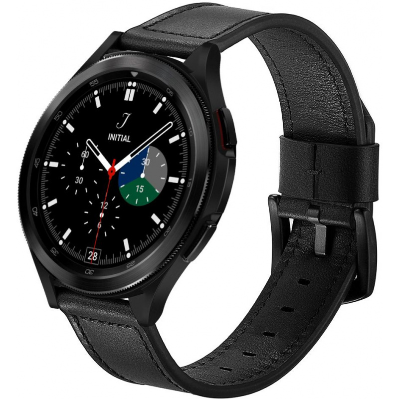 Tech-Protect Distributor - 9589046917332 - THP588BLK - Tech-Protect Herms Samsung Galaxy Watch 4 40/42/44/46mm Black - B2B homescreen