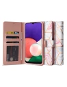 Etui Tech-Protect Wallet Samsung Galaxy A22 5G Marble