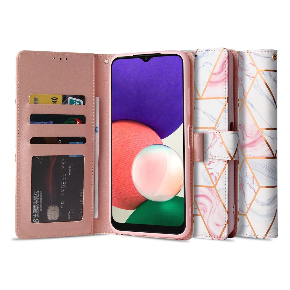 Wholesale Tech-Protect Wallet Samsung Galaxy A22 5G Marble - THP589MRB - {ean13} - Hurt
