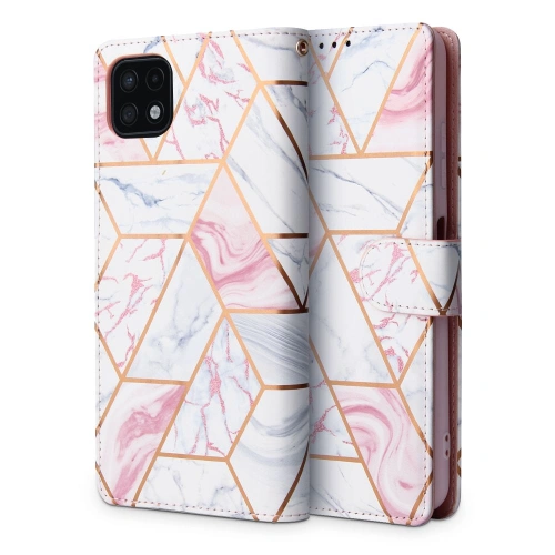 Etui Tech-Protect Wallet Samsung Galaxy A22 5G Marble