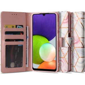 Wholesale Tech-Protect Wallet Samsung Galaxy A22 4G Marble - THP590MRB - {ean13} - Hurt
