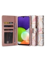 Etui Tech-Protect Wallet Samsung Galaxy A22 4G Marble