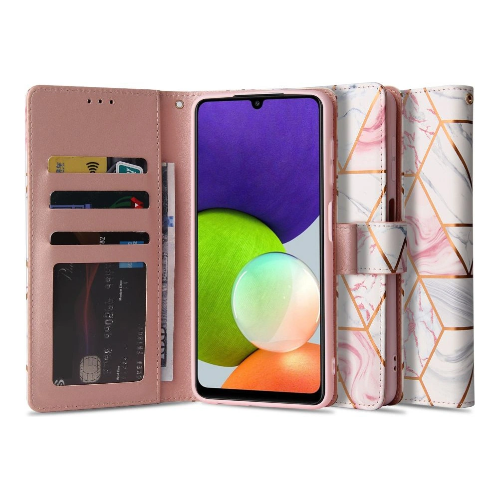Wholesale Tech-Protect Wallet Samsung Galaxy A22 4G Marble - THP590MRB - {ean13} - Hurt