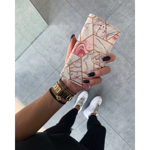 Etui Tech-Protect Wallet Samsung Galaxy A22 4G Marble