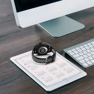 Pásek Tech-Protect Softband Samsung Galaxy Watch 4 40/42/44/46mm Černá/šedá
