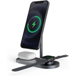 Bezdrátová nabíječka Tech-Protect A22 3in1 Magnetic MagSafe Wireless Charger Grey