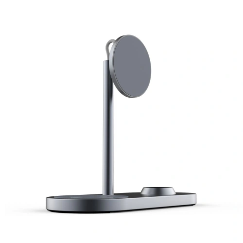 Ładowarka bezprzewodowa Tech-Protect A22 3in1 Magnetic MagSafe Wireless Charger Grey