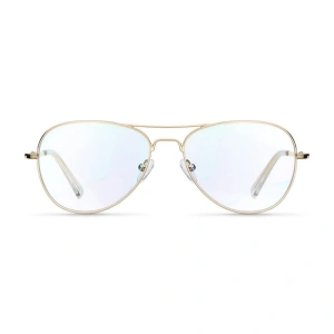 Meller Blue Light Blocking Computer Glasses Ashia Gold