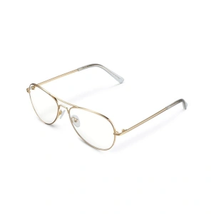 Meller Blue Light Blocking Computer Glasses Ashia Gold