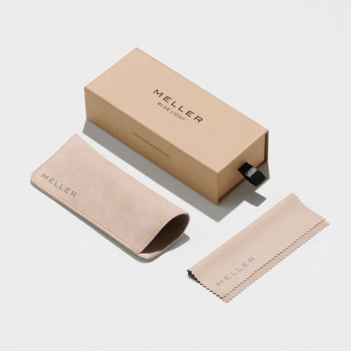 Okulary do komputera Meller z filtrem niebieskiego światła Yuda Silver/black