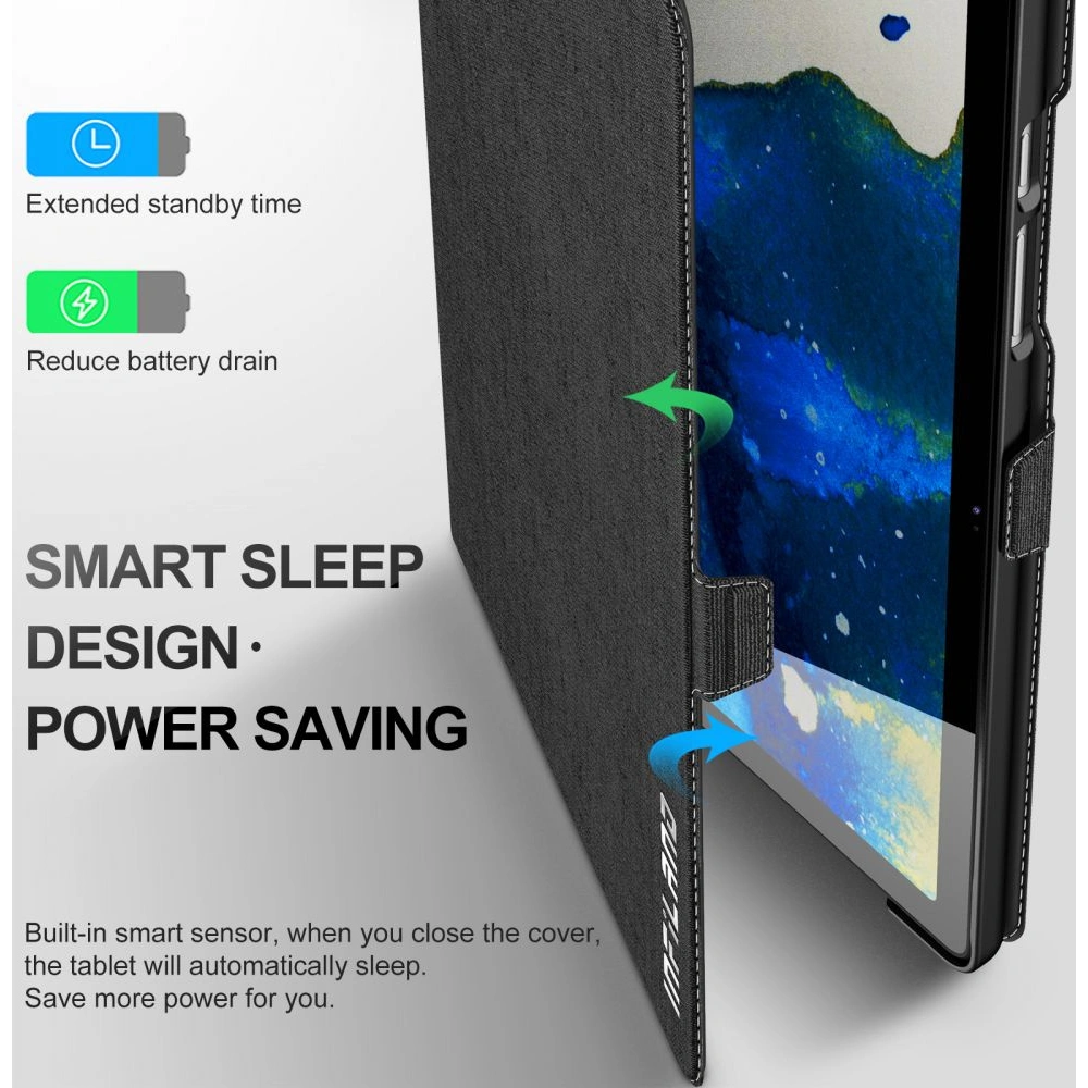 Hurtownia GSM - Etui Infiland Classic Stand Samsung Galaxy Tab A7 10.4 Černé - INF001BLK - {ean13} - Hurt