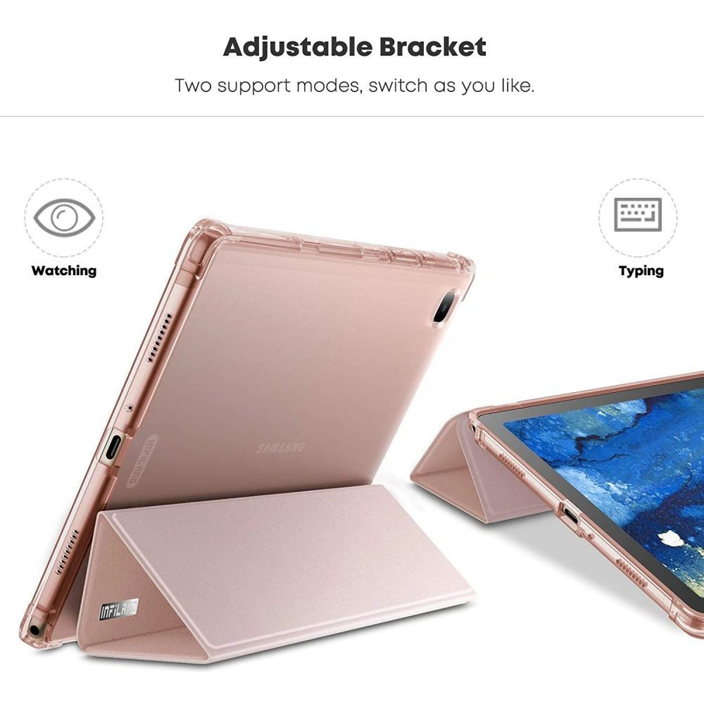 Hurtownia GSM - Etui Infiland Smart Stand Samsung Galaxy Tab A7 10.4 Růžová - INF002PNK - {ean13} - Hurt
