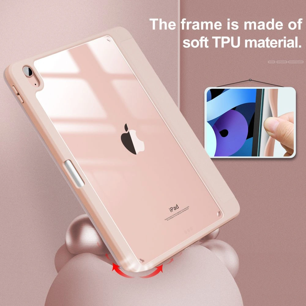 Hurtownia GSM - Etui Infiland Crystal Case Apple iPad Air 10.9 2020/2022 (4. a 5. generace) / iPad Air 11 2024 (6. generace) Růžová - INF005PNK - {ean13} - Hurt