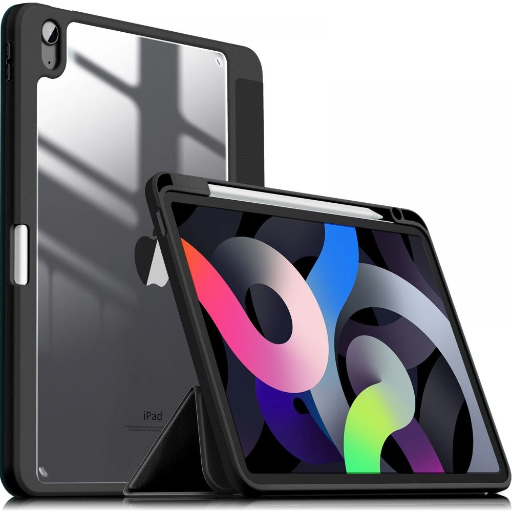 Hurtownia GSM - Etui Infiland Crystal Case Apple iPad Air 10.9 2020/2022 (4. a 5. generace) / iPad Air 11 2024 (6. generace) Černá - INF006BLK - {ean13} - Hurt