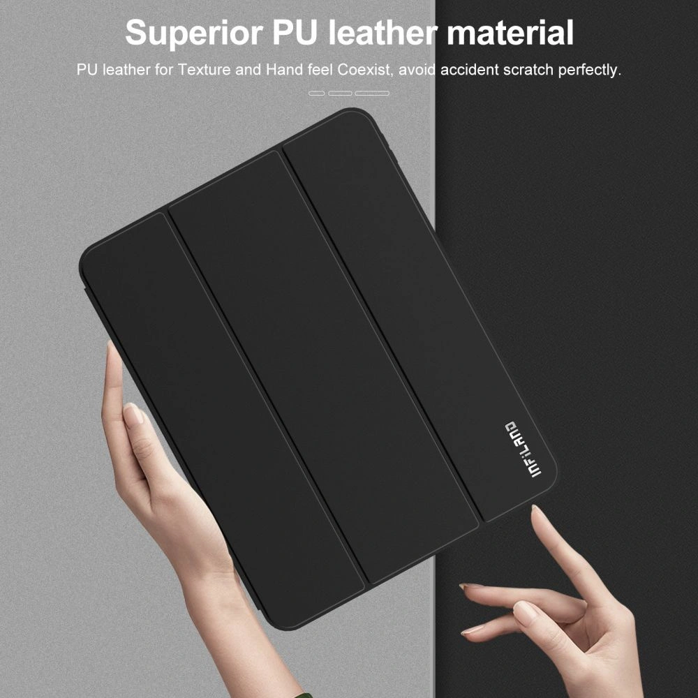 Hurtownia GSM - Etui Infiland Crystal Case Apple iPad Air 10.9 2020/2022 (4. a 5. generace) / iPad Air 11 2024 (6. generace) Černá - INF006BLK - {ean13} - Hurt