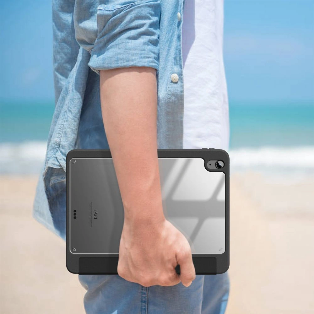 Hurtownia GSM - Etui Infiland Crystal Case Apple iPad Air 10.9 2020/2022 (4. a 5. generace) / iPad Air 11 2024 (6. generace) Černá - INF006BLK - {ean13} - Hurt