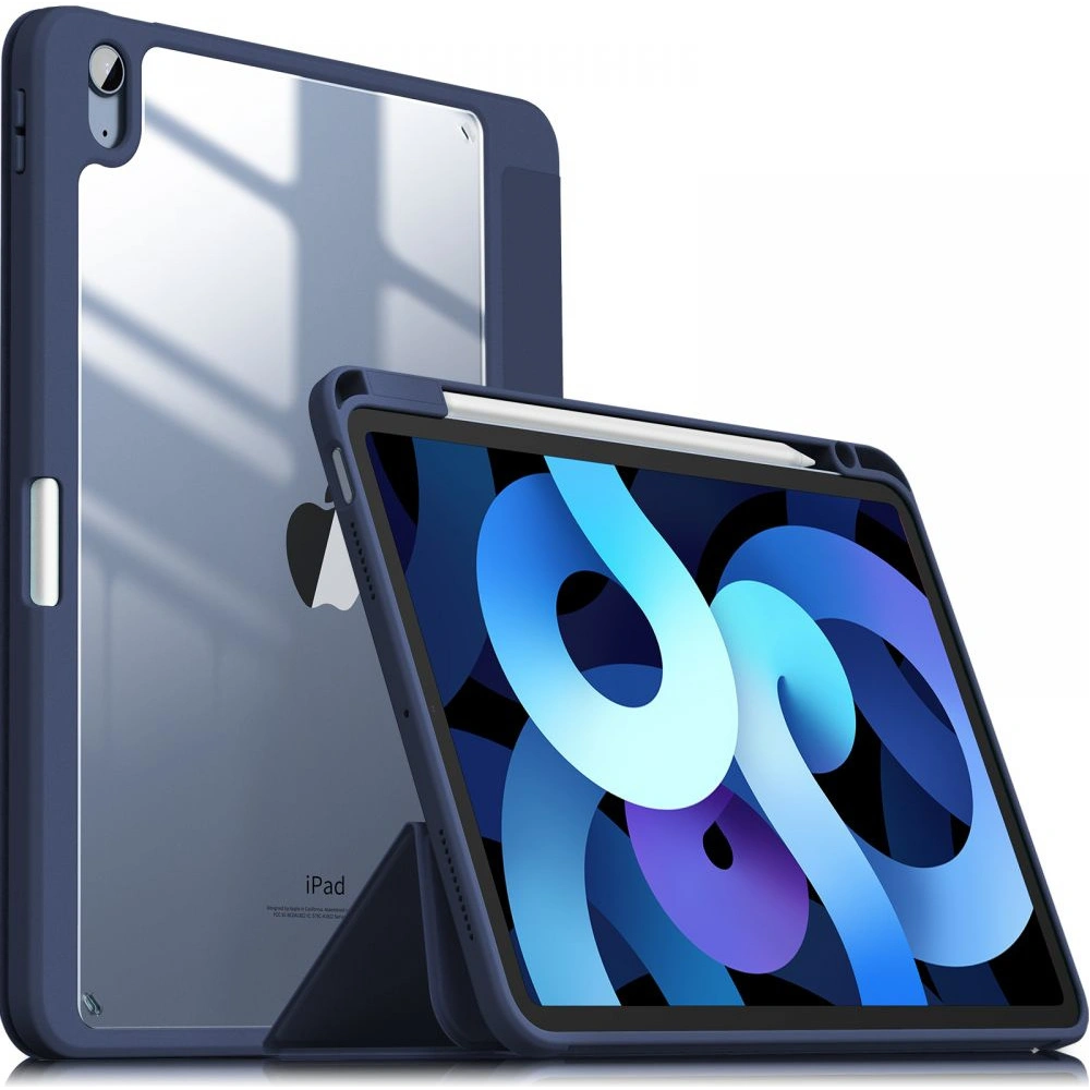 Hurtownia GSM - Etui Infiland Crystal Case Apple iPad Air 10.9 2020/2022 (4. a 5. generace) / iPad Air 11 2024 (6. generace) Námořnická modrá - INF007NAVBLU - {ean13} - Hurt