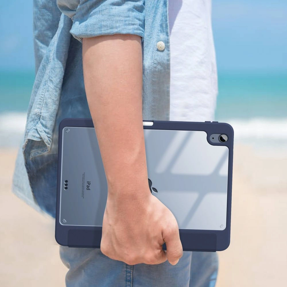 Hurtownia GSM - Etui Infiland Crystal Case Apple iPad Air 10.9 2020/2022 (4. a 5. generace) / iPad Air 11 2024 (6. generace) Námořnická modrá - INF007NAVBLU - {ean13} - Hurt